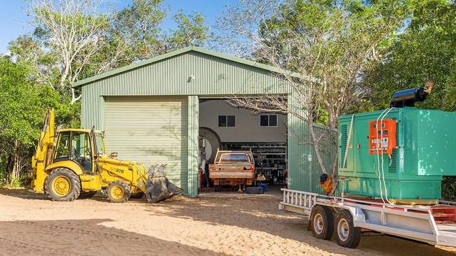 The huge shed