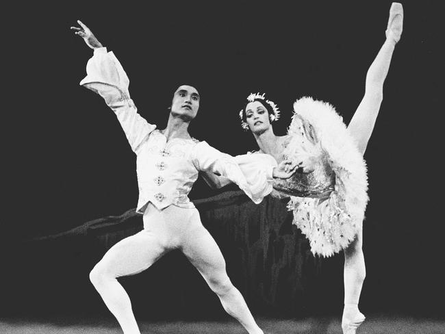 Mary Li’s Last performance in The Nutcracker in Houston in 1991 with her husband. Picture: Supplied