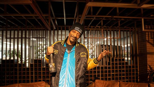 US rapper and 19 Crimes brand partner Snoop Dogg met with Treasury Wine Esates CEO Tim Ford last year at the winemaker’s Melbourne offices.