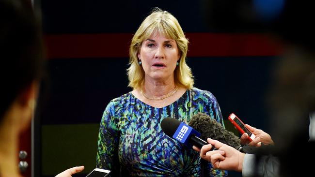 Minister for Infrastructure, Planning and Logistics Eva Lawler said she has apologised for an ‘off the cuff’ comment she made about a political staffer in March. Picture: Elise Derwin