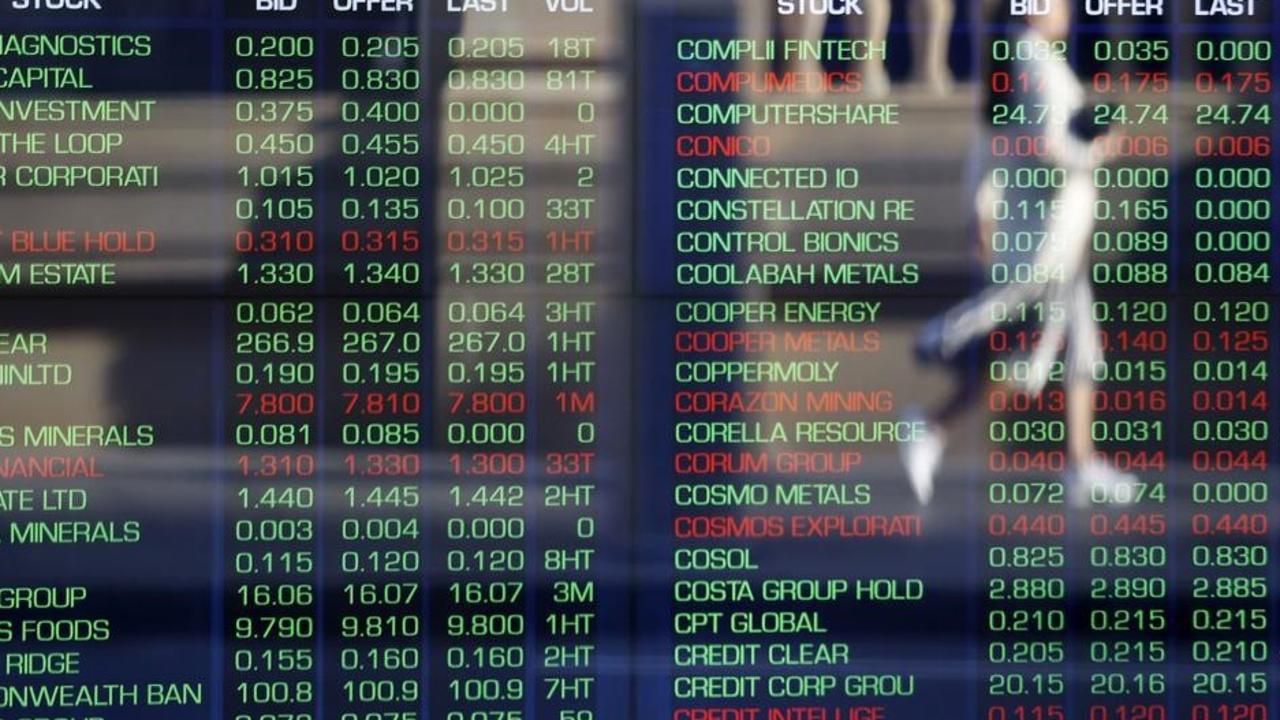 The Aussie sharemarket closed at a record high on Monday. Picture: Supplied