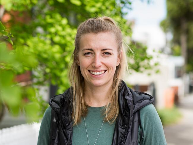 Dom Kettlewell is a registered nurse who enrolled in one of the federally-subsidised short courses at LaTrobe University to gain more skills in the mental health area which she is relatively new to.Photograph by Paul JeffersThe Australian20 Oct 2020