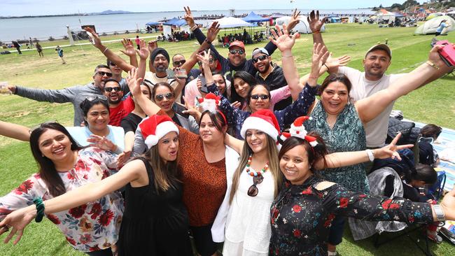 Catching up outdoors can help Victorians avoid spending Christmas in quarantine. Picture: Glenn Ferguson