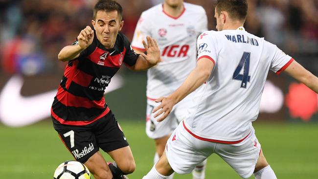 Steven Lustica faces a decision about his next club. Photo: AAP Image/David Moir