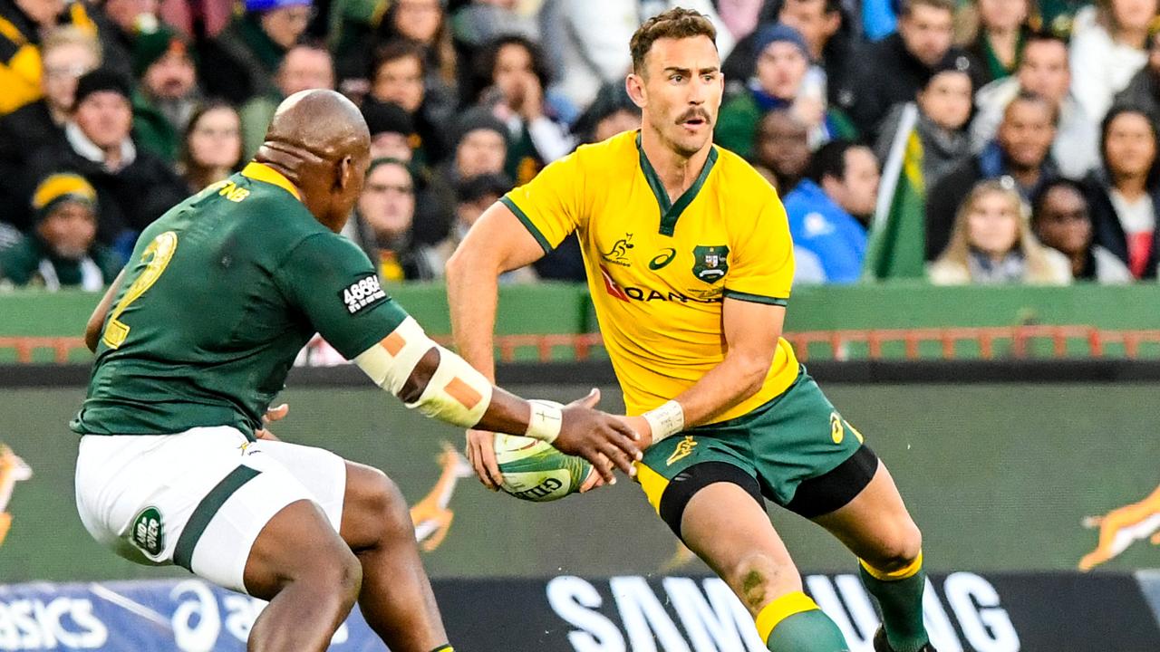 Nic White was one of the Wallabies’ best during their loss to the Springboks at Ellis Park.