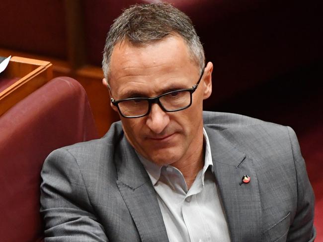 Greens Leader Dr Richard Di Natale’s People’s Bank proposal is just embarrassingly inept. Picture: AAP