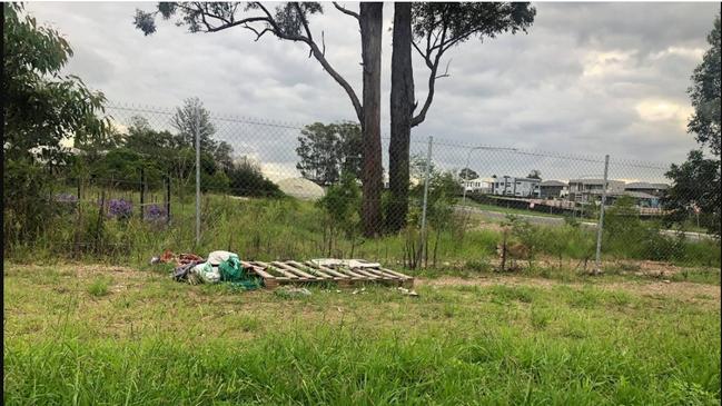 Illegal dumping in the Kellyville area. Picture: Brooke Collins