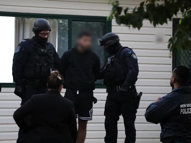 It is the first arrest police have made so far over the incident. Picture: NSW Police