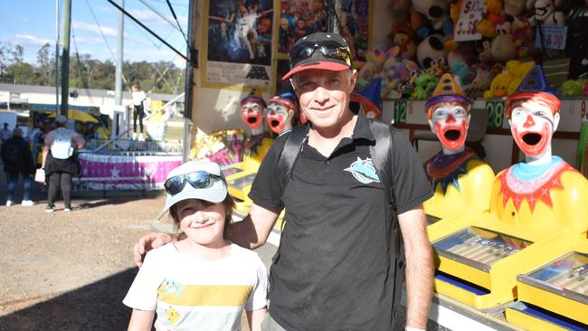 Cooper and Tony Barratt at the 2023 Gatton Show on Friday, July 21. Picture: Peta McEachern