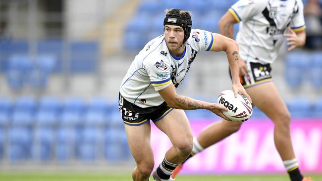 The Broncos are set to unleash Blake Mozer in their season-opening trial against Wynnum Manly. Picture: NRL