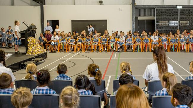 The school was opened and blessed in an official ceremony. Picture: Jerad Williams