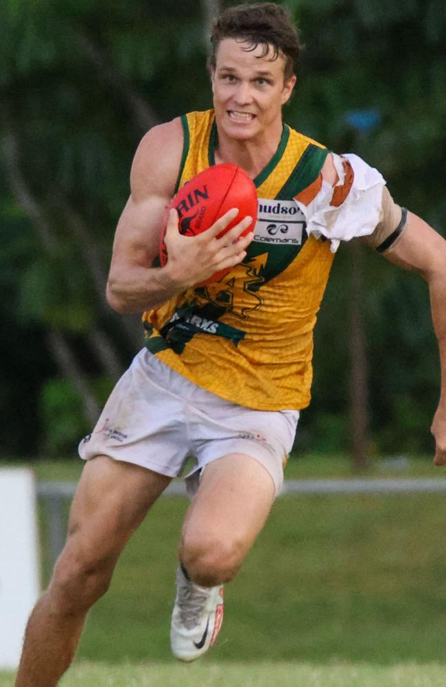 Kieran Parnell has been one of the best defenders in the NTFL over the past few seasons. Picture: Celina Whan / AFLNT Media