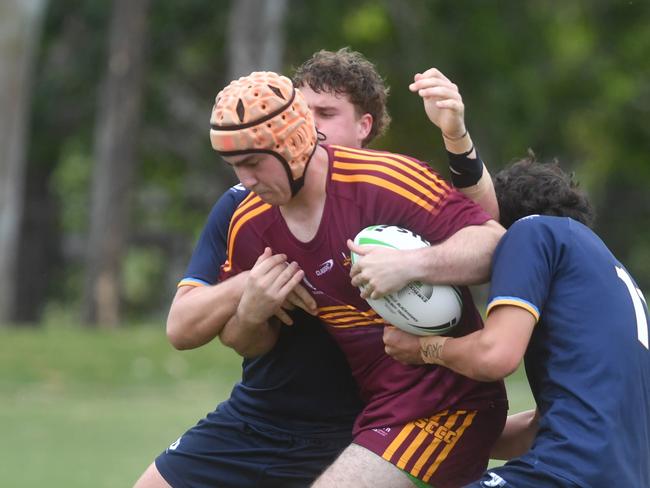 Round 4 of the Townsville Blackhawks Schoolboy Trophy. Ryan Catholic College against Southern Cross Catholic College at Ryan Catholic College. Picture: Evan Morgan