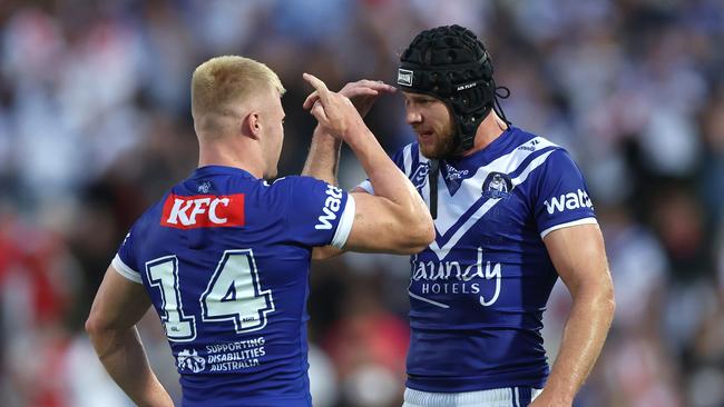 The Bulldogs started their 2025 campaign with a win over the Dragons who may have lost a young forward for the rest of the season. Picture: Mark Metcalfe/Getty Images