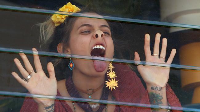 Paris Jackson at last year’s Melbourne Cup. Picture: Stuart McEvoy/The Australian.