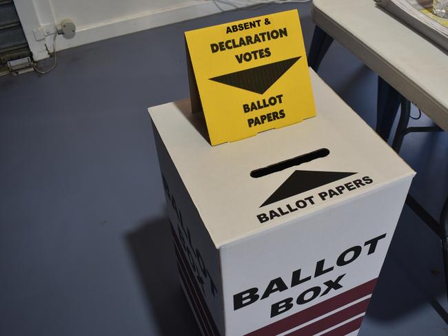 Generic: Electoral Commision of Queensland ballot box, vote, voting, polling booth, democracy . Picture: Zizi Averill