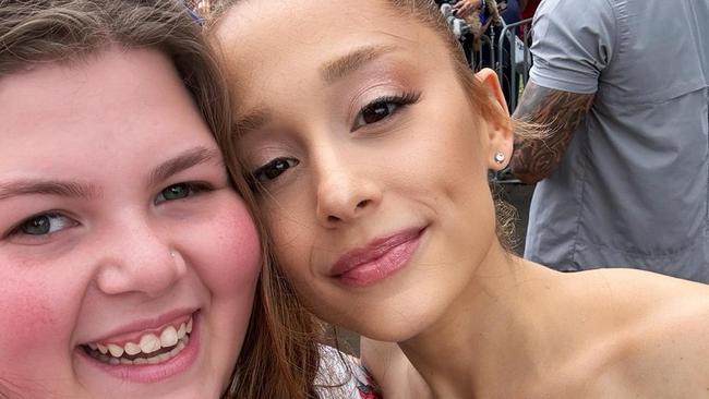 Amy Jones flew from Adelaide to Sydney in the hope of meeting Ariana Grande.