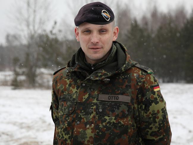 Commander of the Enhanced Forward Presence Battlegroup Lithuania Lieutenant-Colonel Wolf Otto, from Germany. Picture: Ella Pellegrini