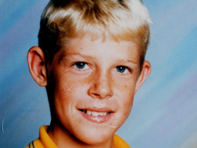 Mick Fanning during Ballina school days.