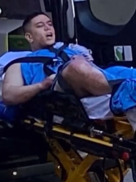 Eric Siale was injured in the Marrickville shooting. Picture: Nine News