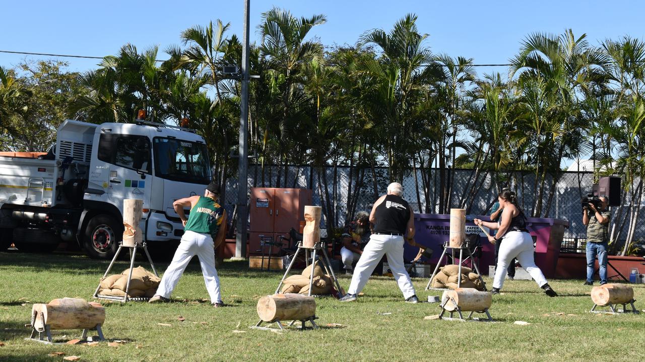 There was plenty to see at the Rockhampton Agricultural Show from woodchopping to vegetable displays and prized cakes.