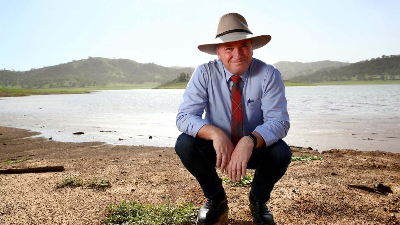 Barnaby Joyce has 'massive cut through in the bush'