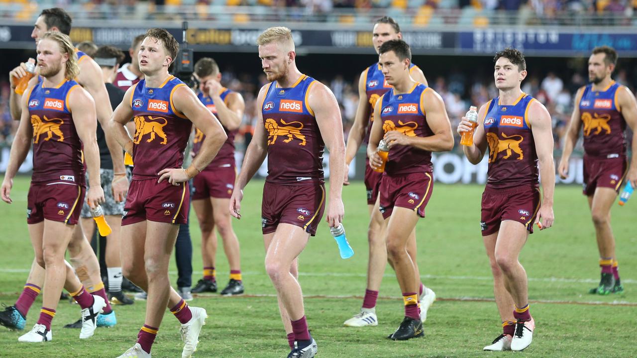 The Lions were handed a “reality check” against Collingwood on Thursday night. Photo: Chris Hyde/Getty Images.