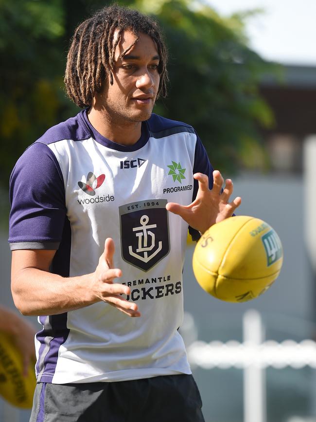 Fremantle’s Tendai Mzungu was a SuperCoach favourite in 2011