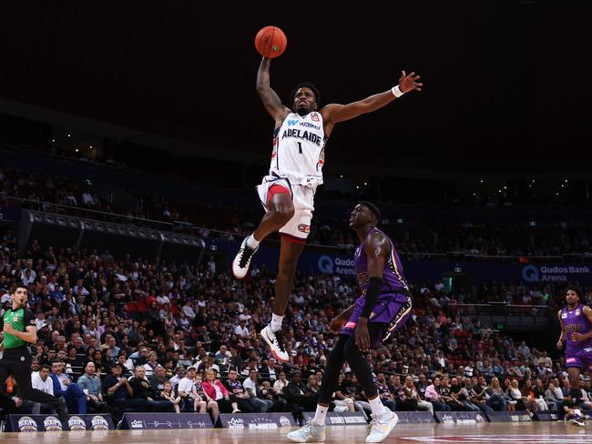 Antonius Cleveland dunked all over the Kings during the Sixers’ best win of the season. Picture: Getty Images