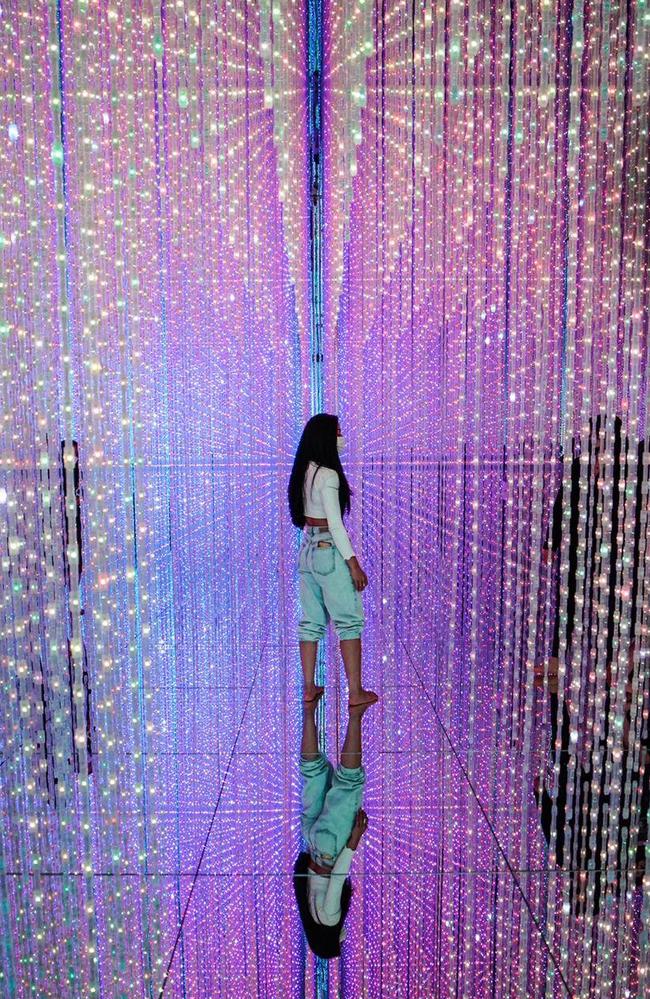 Me inside the stunning teamLab museum. Picture: Jeremy Drake