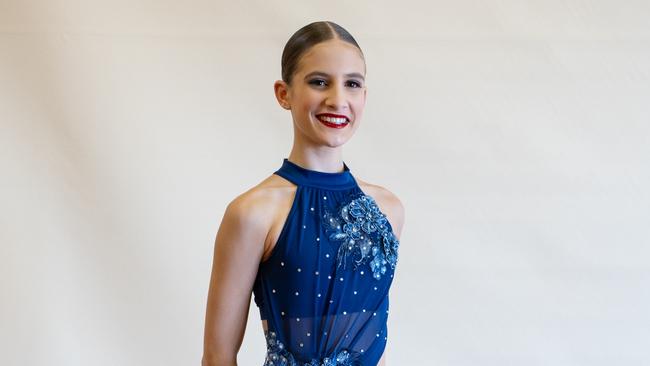 Isabella Slavin placed first in the lyrical slow modern (13-14 years) on the third day of the Gympie Eisteddfod. Picture: Christine Schindler