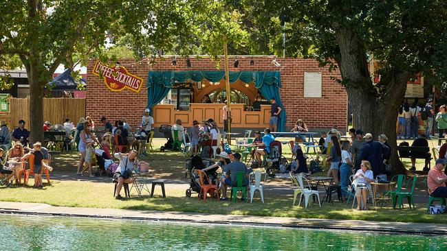 Inside Gluttony at the Adelaide Fringe on Sunday. Picture: Matt Loxton