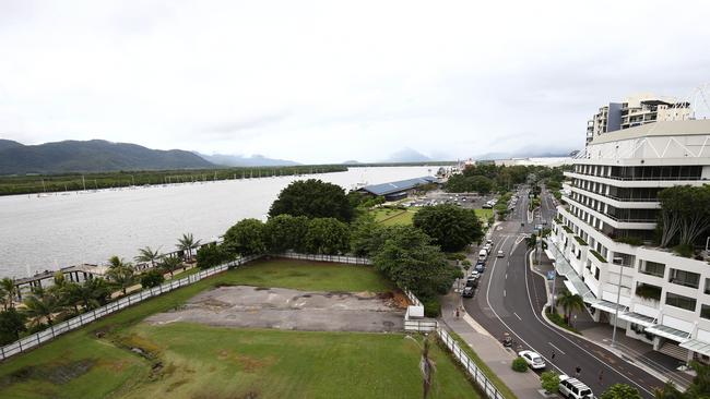 The global tourism hub of the Wharf Road parklands was to be developed into a Global Tourism Hub by the Queensland Government, complete with high end restaurants, boutique hotels and a casino. PICTURE: BRENDAN RADKE