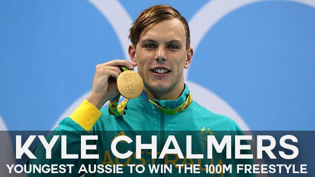 Chalmers triumphs in the 100m freestyle