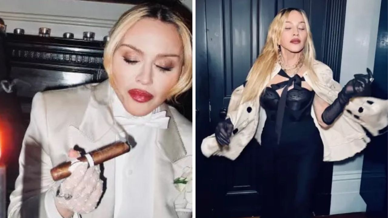 Inside Madonna’s moody $62m home. Picture: Madonna/Instagram
