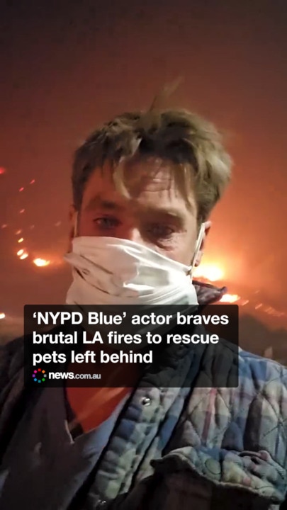 Actor William McNamara's heroic fire rescues