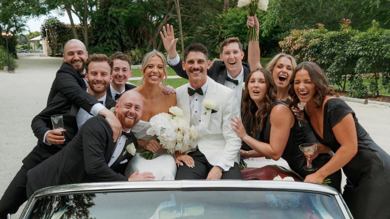 The wedding of Bree Masters and Matthew Rizzo. Pictures: D'argent Weddings