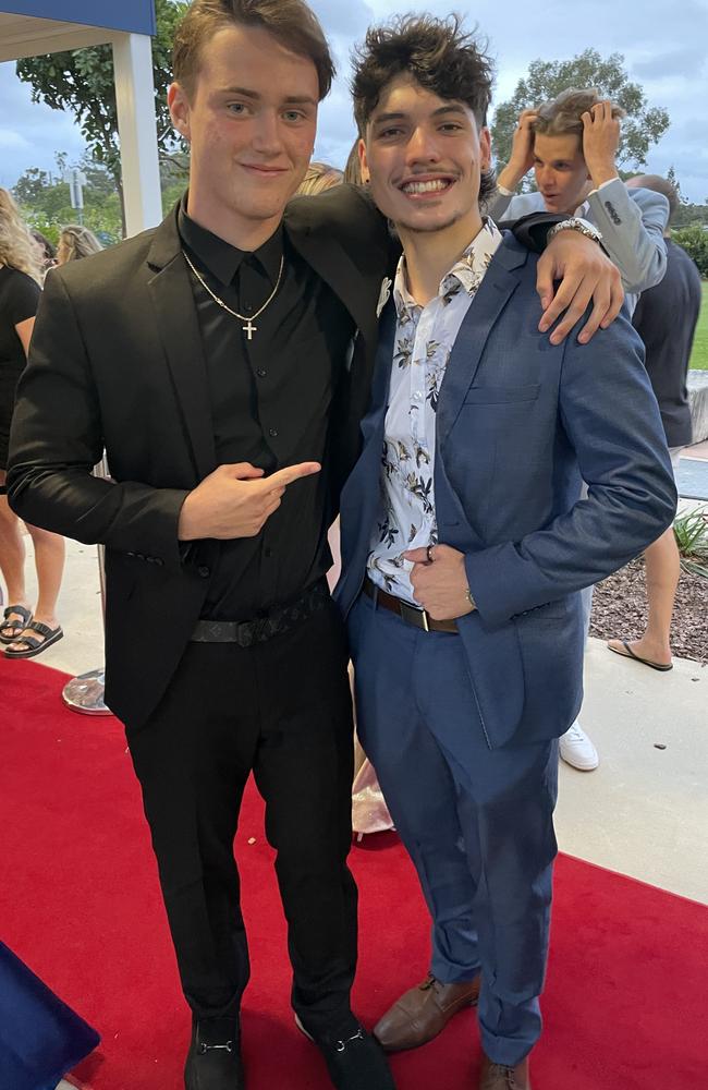 Brayden and Daniel at the 2023 Mountain Creek State High formal.