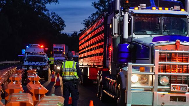 The rules around who can get a border exemption have tightened in a bid to restrict people entering NSW from virus-riddles Victoria. Picture: NCA NewsWire / Simon Dallinger