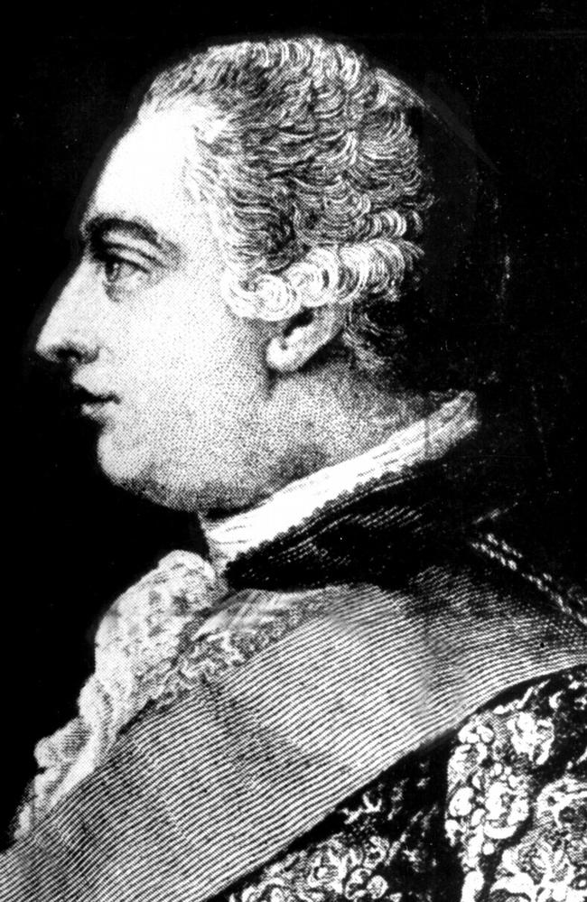 King George III in his later years.