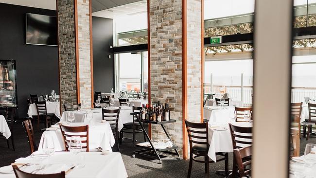 The dining room at Seafire, Marina PIer, Glenelg