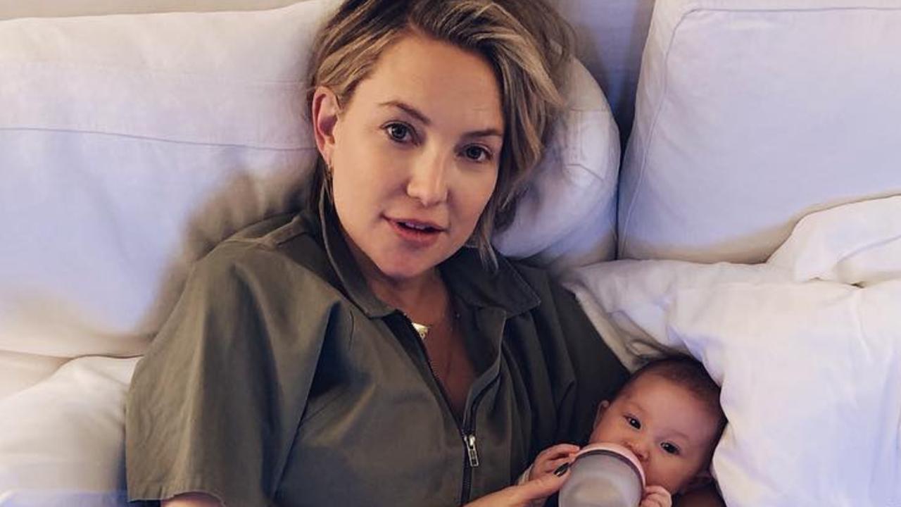 Kate Hudson reveals how she being a mum with work and keeping fit.
