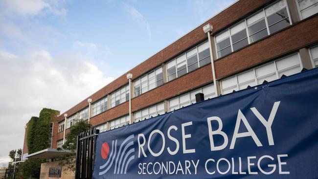 Rose Bay Secondary College, Sydney. Picture: NCA NewsWire / James Gourley