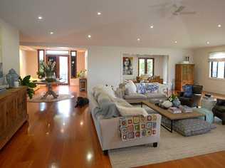 Open plan living at 50 Agnes St, The Range, Rockhampton. Picture: Jann Houley