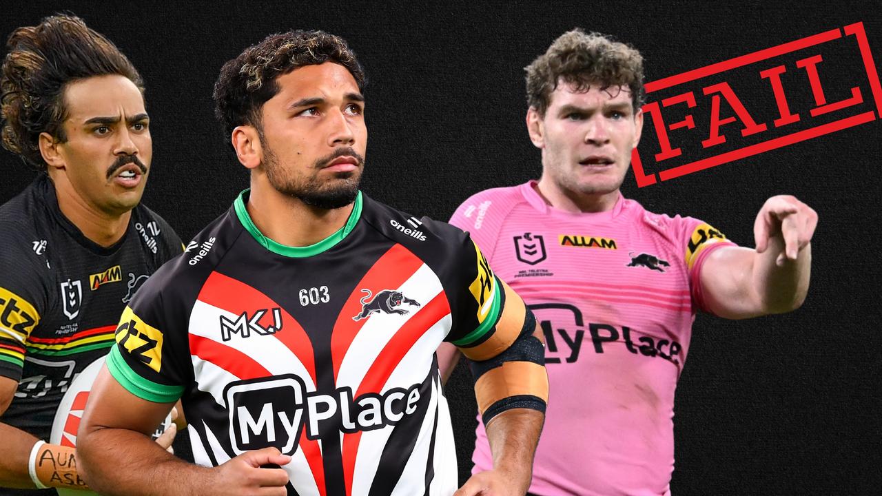Critical failure: Penrith’s full roster rated as premiers plummet