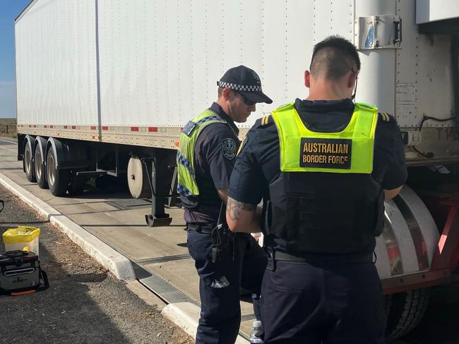 A joint investigation by ABF, Heavy Vehicle Regulator and SAPOL has uncovered multiple unsafe vehicles on SA roads, as well as illegal workers. Pictures: Supplied