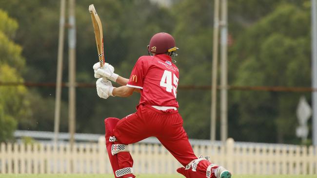 Blake Cattle helped guide the side home with 30 overs remaining. Photographer: Warren Gannon Photography