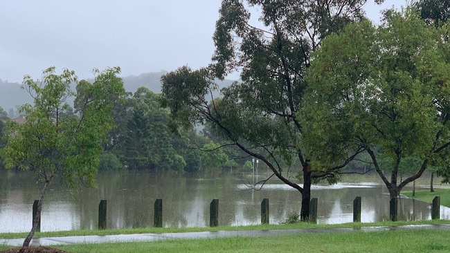 Flash flooding at Pacific Pines