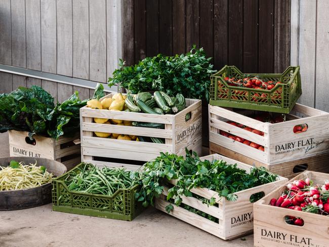 Fresh produce at Dairy Flat Farm.