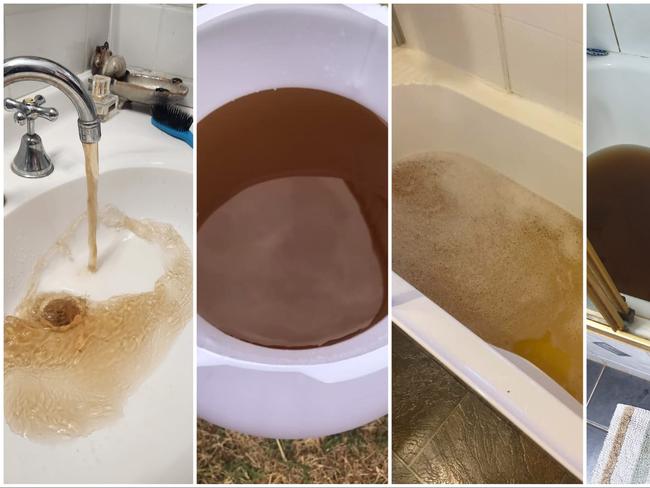 South Burnett residents have been sharing photos of their discolored tap water on social media in recent weeks.